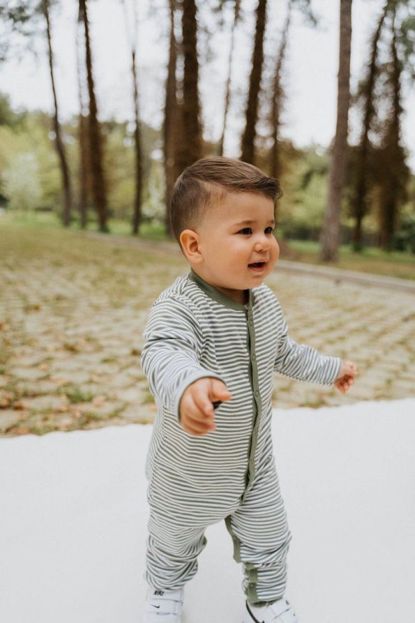 Molica Baby Long Sleeve Organic Cotton Printed Romper