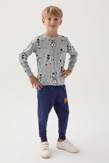 Rolypoly Spacemen Gray Boys' Tracksuit