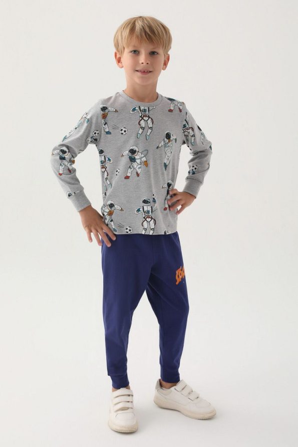 Rolypoly Spacemen Gray Boys' Tracksuit
