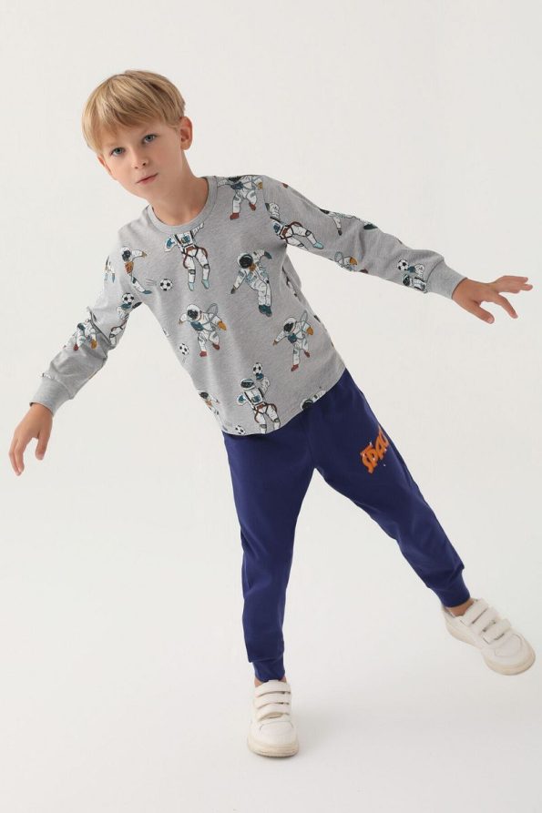 Rolypoly Spacemen Gray Boys' Tracksuit