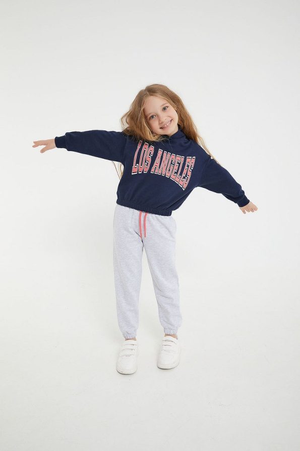 Rolypoly Los Angeles Navy Blue Girls' Tracksuit