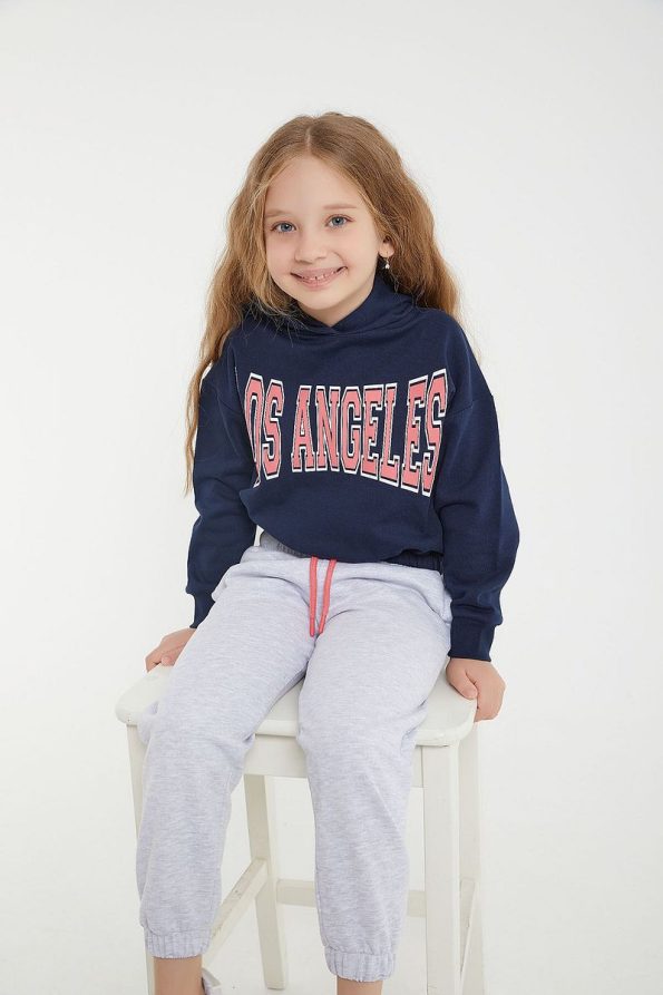 Rolypoly Los Angeles Navy Blue Girls' Tracksuit