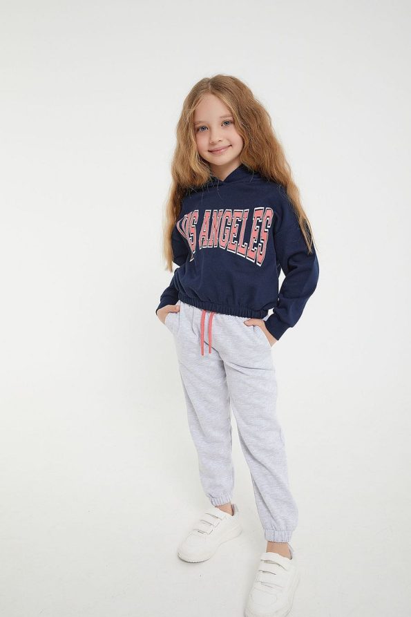 Rolypoly Los Angeles Navy Blue Girls' Tracksuit