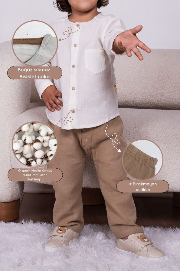 Vauva Organic Muslin Set for Baby Boys and Girls