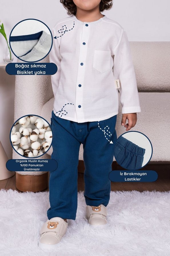 Vauva Organic Muslin Set for Boys and Girls