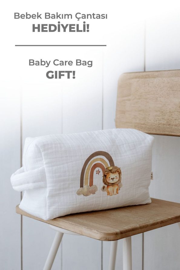 Tuğba Swan Organic 11-Piece Hospital Set - Little Baby - Lion Rainbow