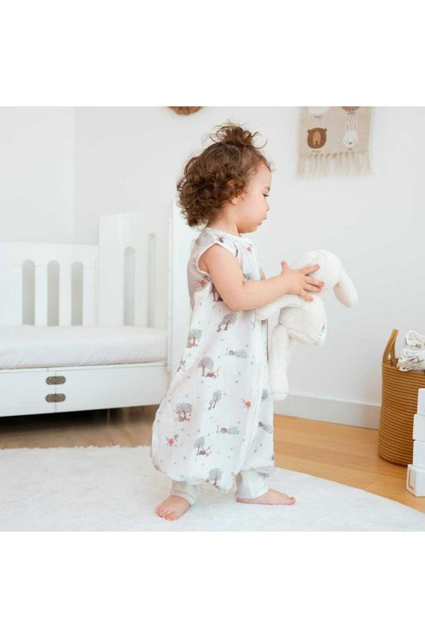 Owli Lovelayers Double Layer Muslin Sleep Bag Forest