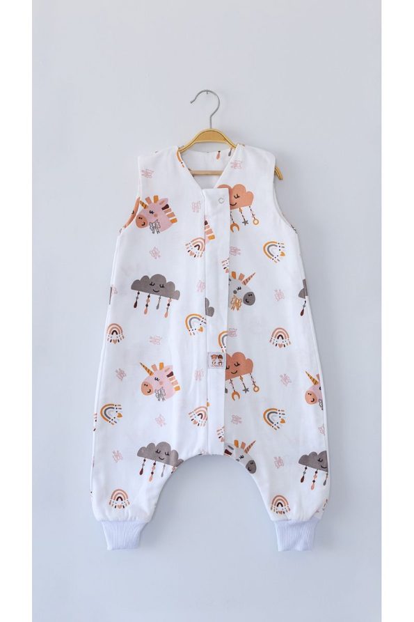 Las Vivas Kids Organic Cotton Winter Sleep Bag with Unicorn Design
