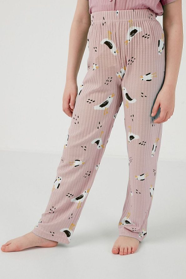 Lela Printed Short Sleeve Pajama Set for Girls