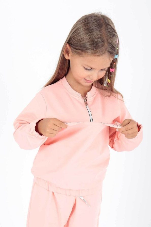 AHENGİM Kids Girls Printed Trendy Tracksuit