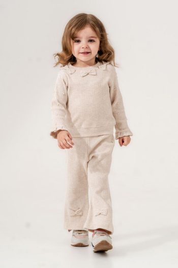 HAUSEkids Rana Bella Girls' Outfit for Ages 1-9 - Latte