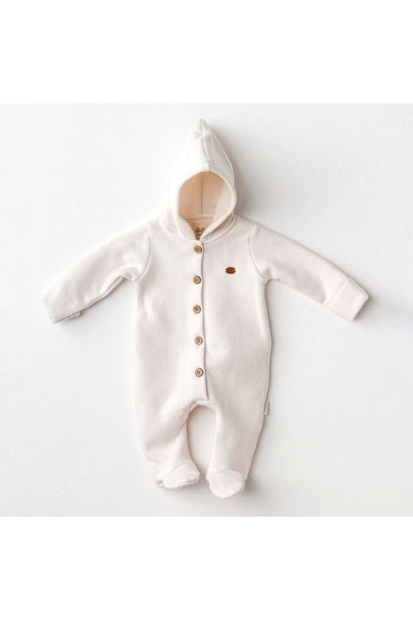 Andy Wawa Soft Baby Romper Cream