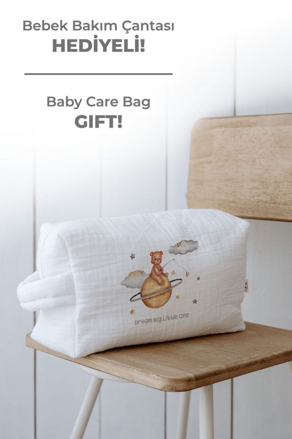 Tuğba Swan Organic 11-Piece Hospital Set - Star-Holding Bear