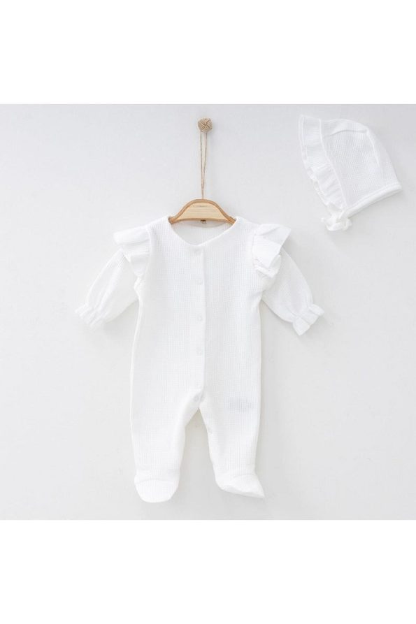 Minimus Newborn Girl Baby Outfit with Hat