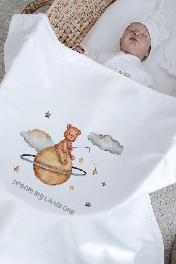 Tuğba Swan Organic 11-Piece Hospital Set - Star-Holding Bear