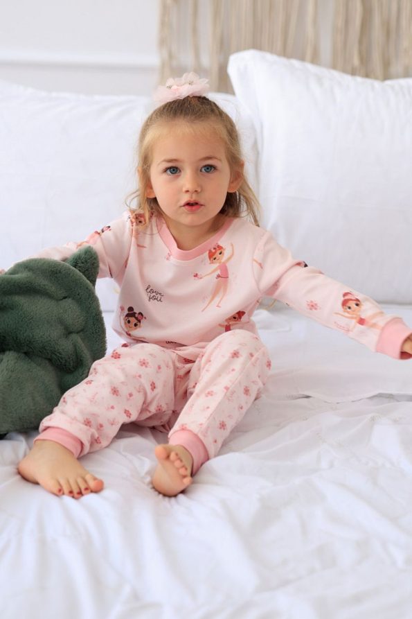 Ninana Baby Girls' Pajama Set - Ballerina