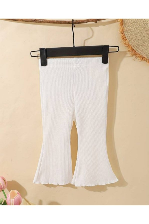3-Piece Girls' Baby and Kids' Comfortable Wide-Leg Leggings