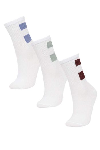 Defacto Boys' 3-Pack Cotton Long Socks