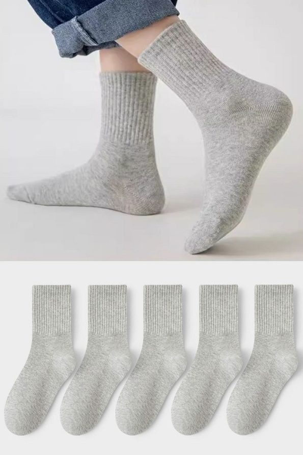 BGK Unisex Kids 5 Pair Collegiate Socks