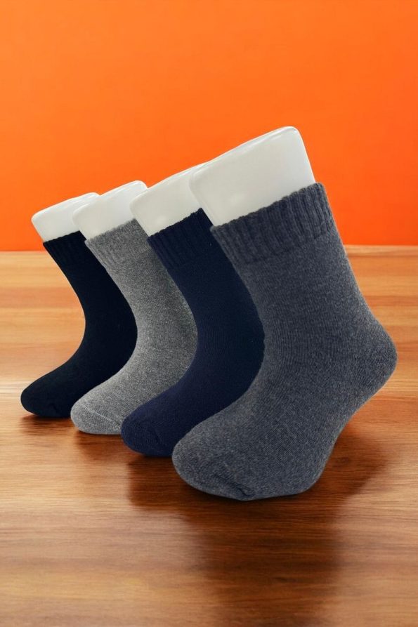Tibo 8 Pairs Seamless Thick Winter Toweling Children's Socks