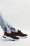 KunduraHane Black and White Ultra Lightweight Flexible Comfortable Kids' Walking and Sports Shoes