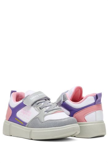 Tonny Black Kids Unisex Ice Lilac Comfortable Velcro Shoes