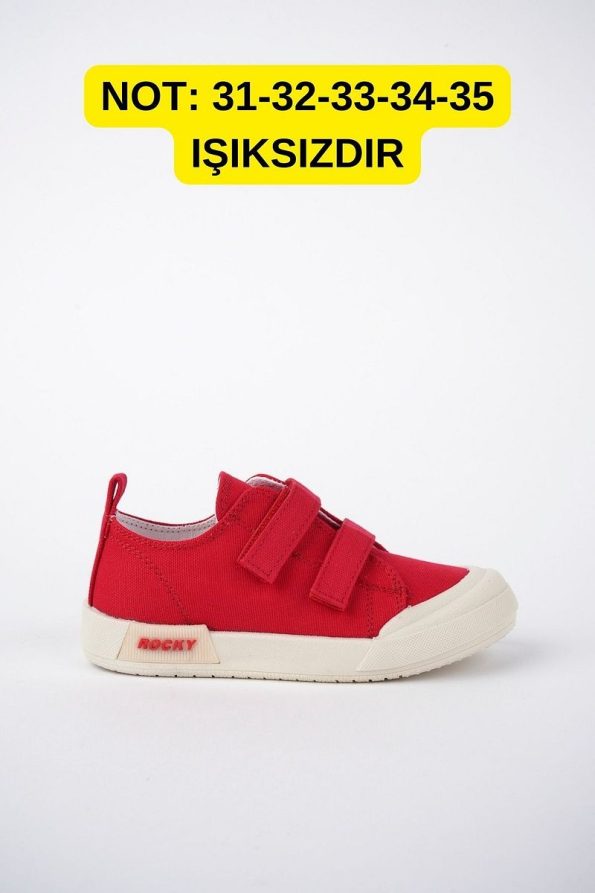 McDark Kids Red Light-Up Orthopedic Sneakers