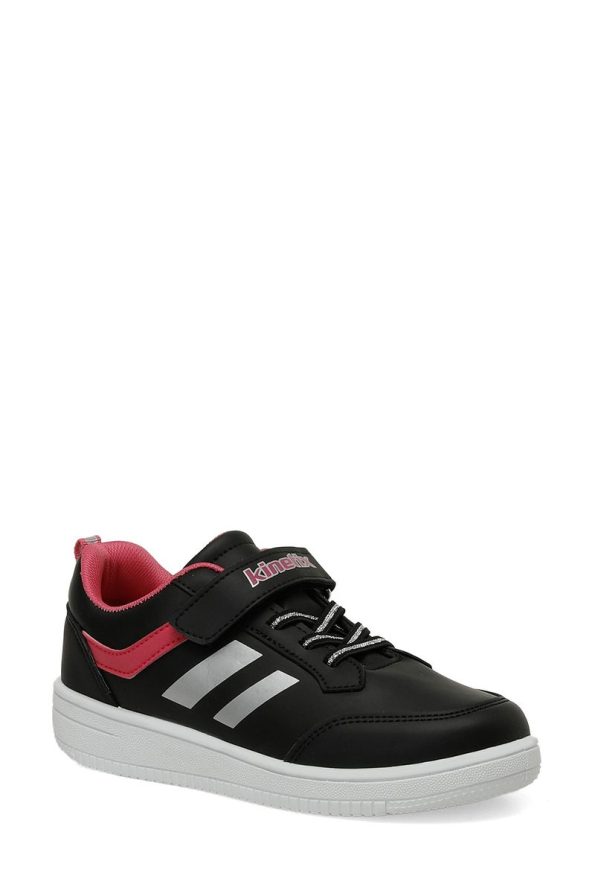 Kinetix Luna F Black Girls' Sneakers
