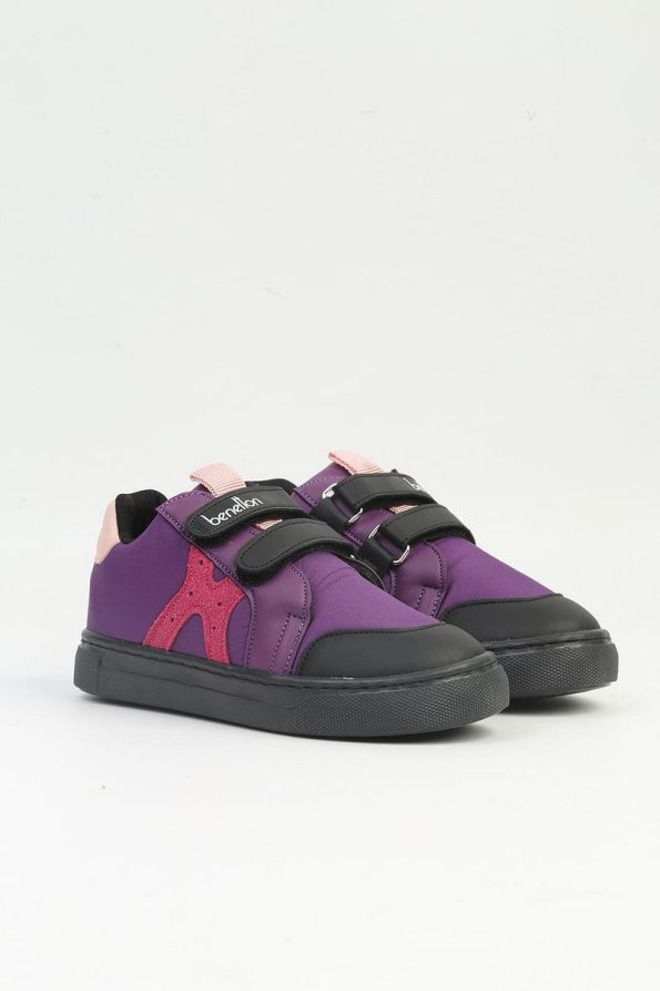 Benetton Purple Kids Sports Shoes