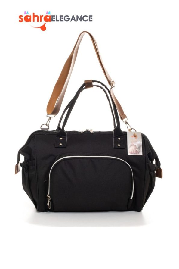 Sahara Elegance Stain-Resistant Waterproof Thermal Divided Shoulder and Handbag for Moms and Babies