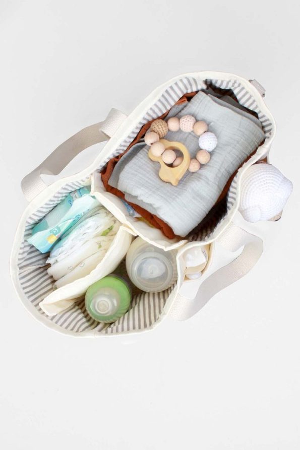 Modakids Canvas Mother Baby Care Bag Organizer