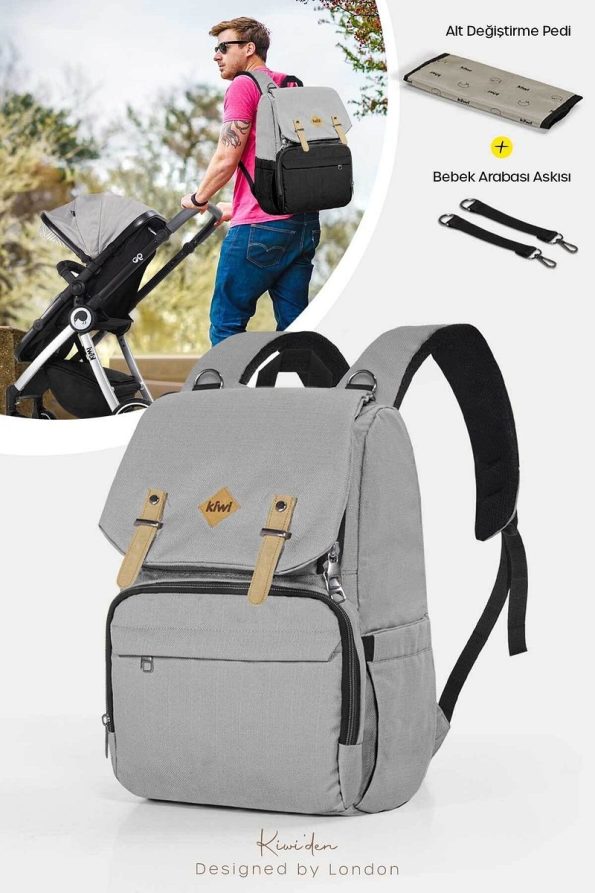 Kiwi Coolbag Mother Baby Bag - Gray