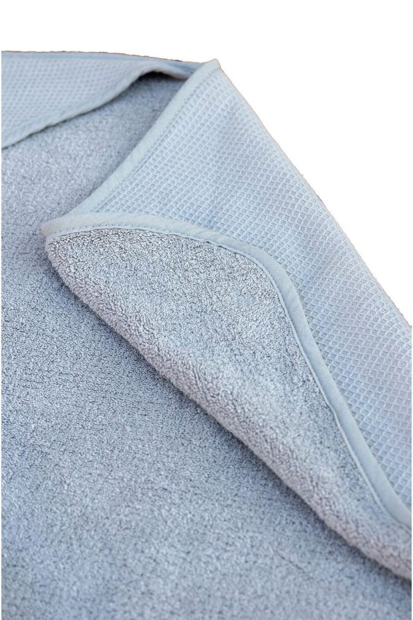 Wheeppo 100% Cotton Special Fabric Baby Bathrobe - Eared - Gray