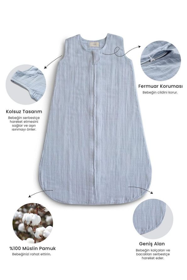 TEGA 100% Cotton Newborn Baby Blanket Swaddle Sleeping Bag