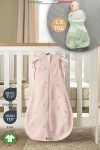 Elele EleleLife Baby Swaddle Sleep Bag 1 Tog Pink Sanno