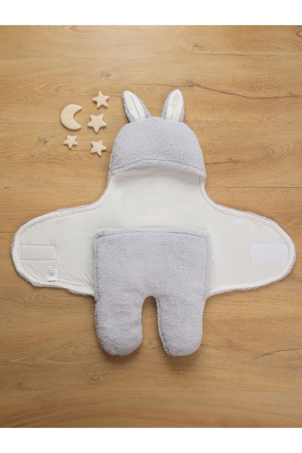 Sarebaby Cute Rabbit Series Winter Baby Sleeping Bag 0-9 Months Natural Cotton Lined Unisex 1.5 Tog