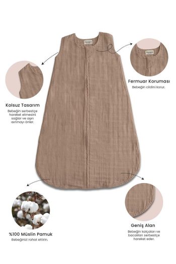 TEGA 100% Cotton Newborn Baby Blanket Swaddle Sleeping Bag