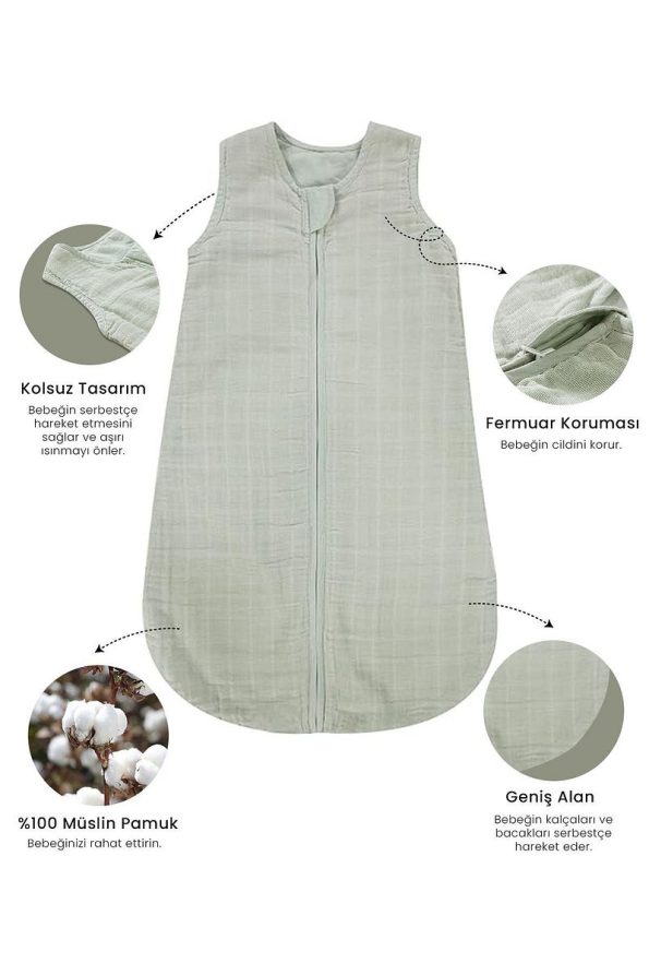 TEGA 100% Cotton Newborn Summer Swaddle Romper