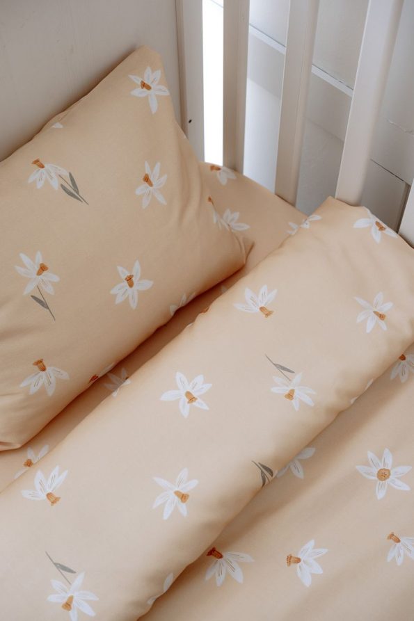 NOU Daffodil Garden Organic Crib Bedding Set (80X120)
