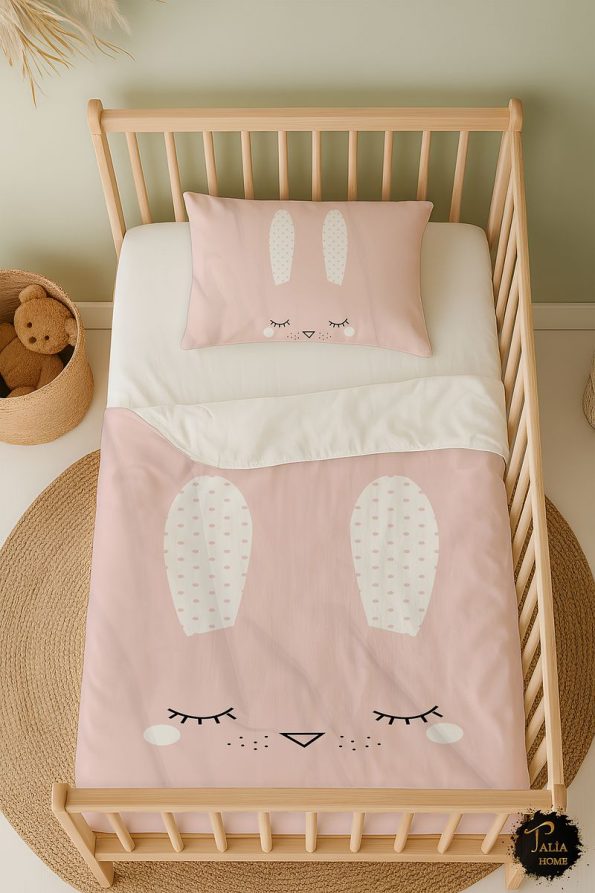 Talia Home Rabbit Print Baby Crib Bedding Set