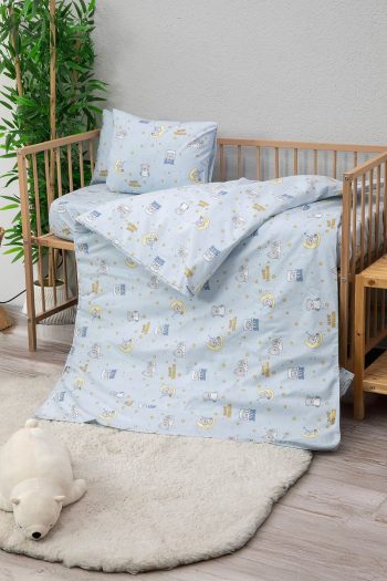 FAVORA Baby 100% Cotton Dream Sweet Baby Bedding Set - Blue