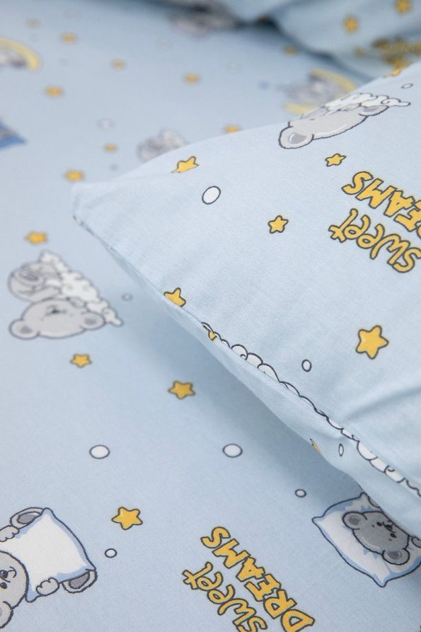 FAVORA Baby 100% Cotton Dream Sweet Baby Bedding Set - Blue
