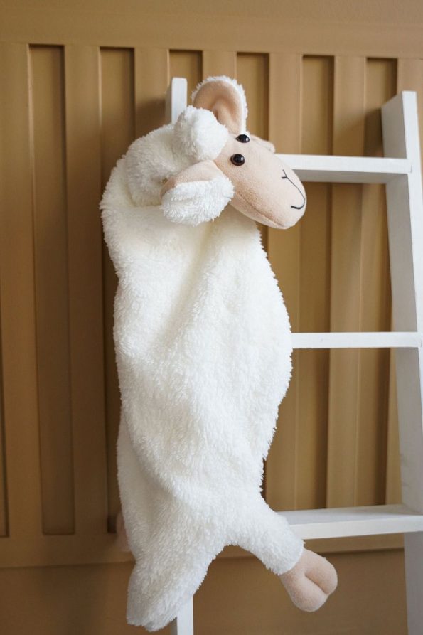 Modakids Cream Cute Lamb Baby Blanket