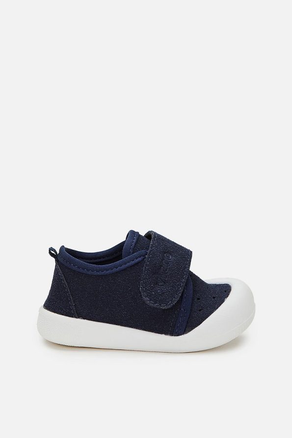 Vicco Anka Boys' First Step Navy Slippers