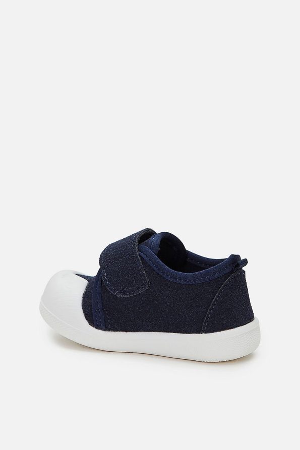 Vicco Anka Boys' First Step Navy Slippers