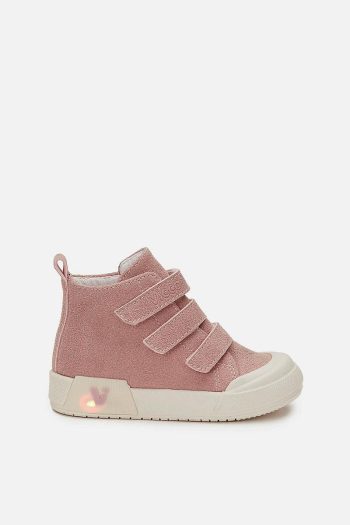 Vicco Naru Light-Up Pink Baby Boots