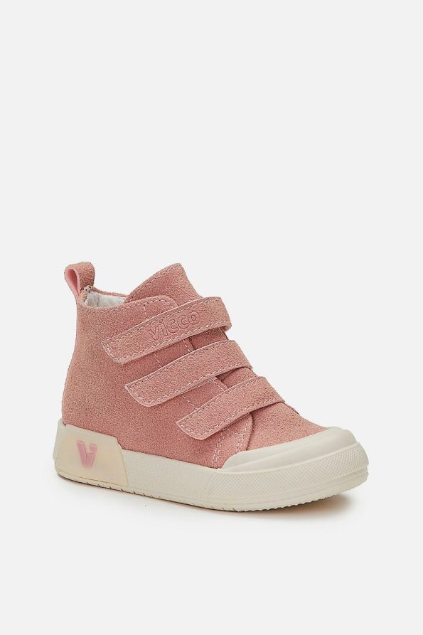 Vicco Naru Light-Up Pink Baby Boots
