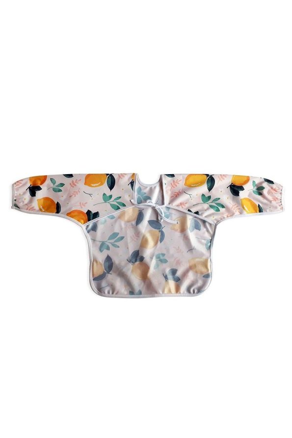 Lulu's Colors Liquid-Proof Easy-Clean Long Sleeve Activity and Feeding Bib