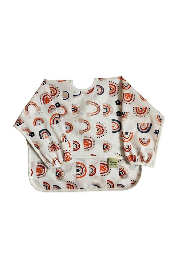 Lulu's Colors Waterproof Easy-Clean Long Sleeve Activity and Feeding Bib 6-24 Months