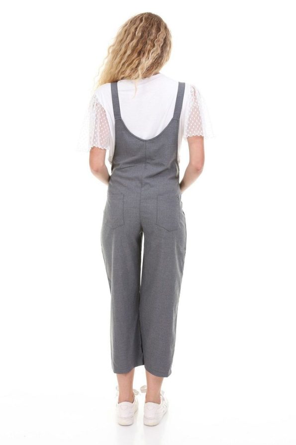 Luvmabelly Myra6106 - Charcoal Maternity Overalls